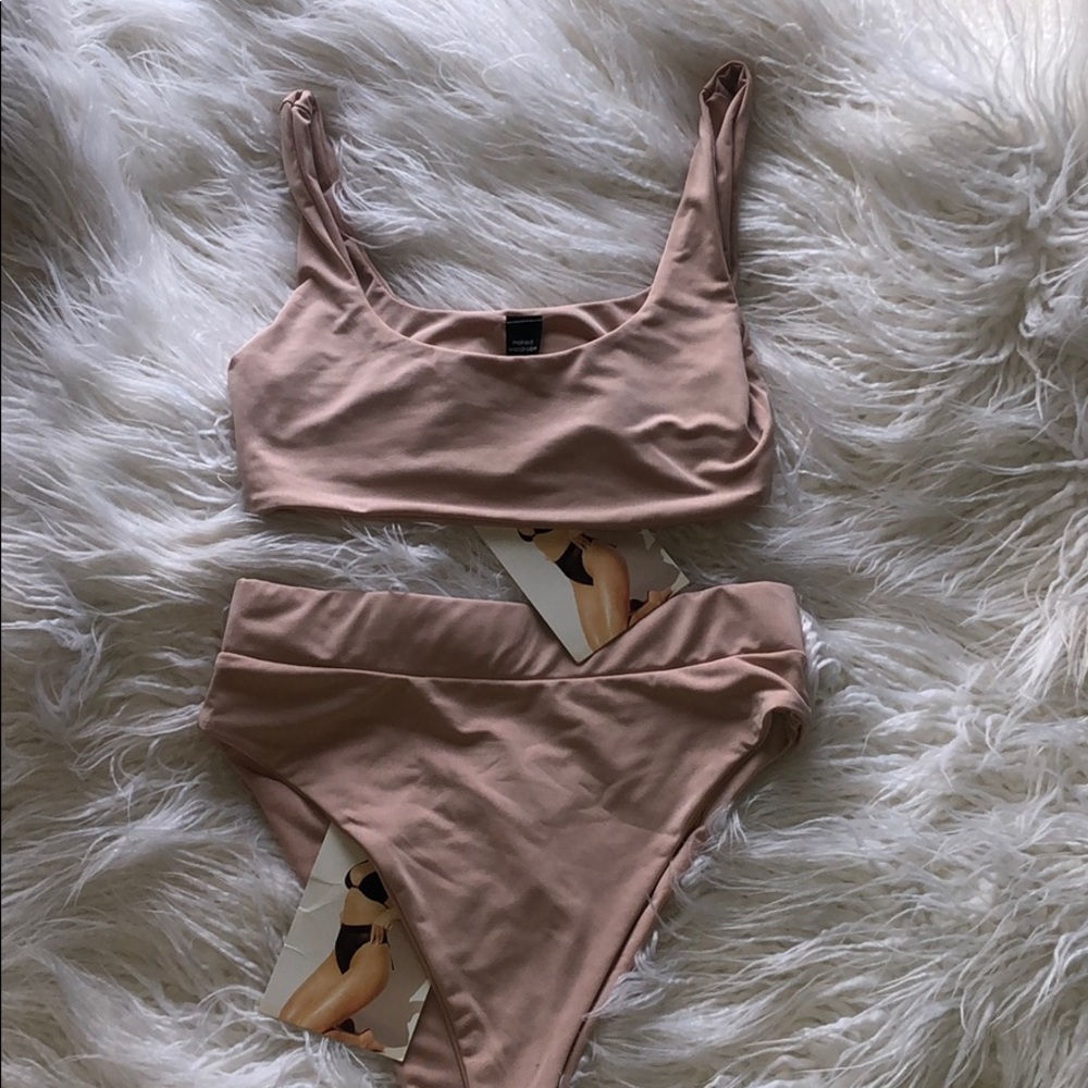 Naked Wardrobe High Waisted Bikini
